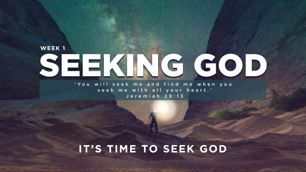 It's Time to Seek God Image