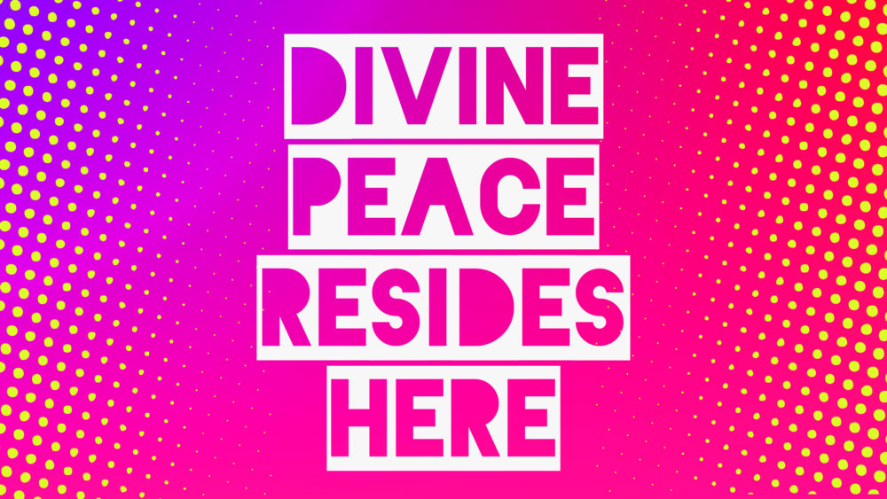 Divine Peace Resides Here Image