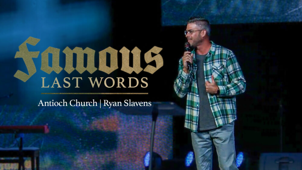 Famous Last Words | Week 1 Image