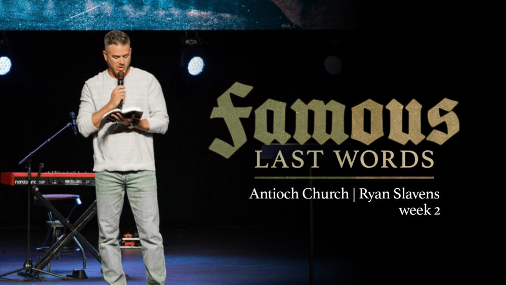 Famous Last Words | Week 2 Image